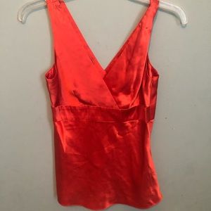 Inc Silk Orange Shirt